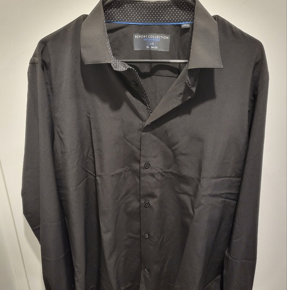 Stylish Black Button-Up Shirt